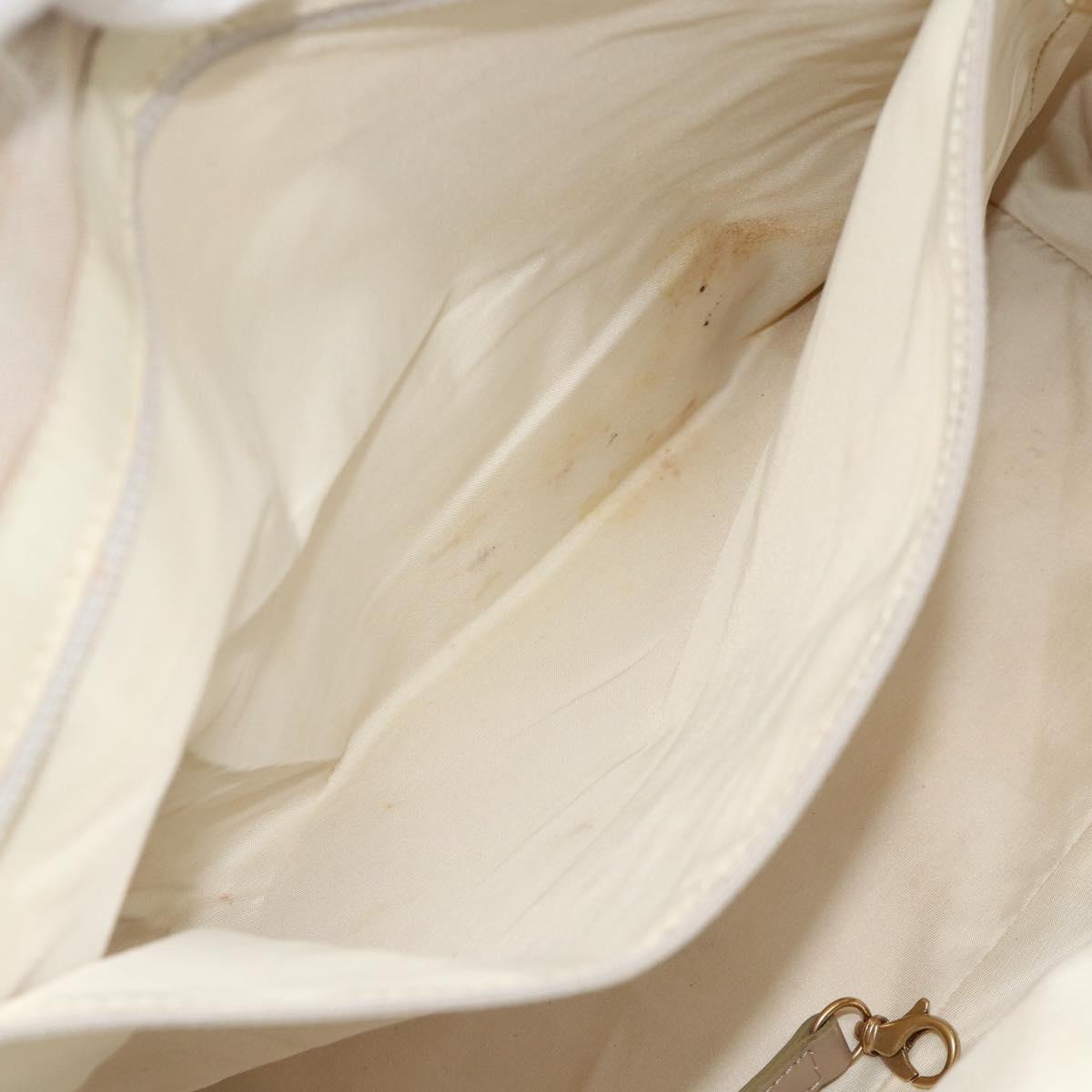 CHANEL New Travel Line Tote Bag Nylon Pink Gold CC Auth BA12073A