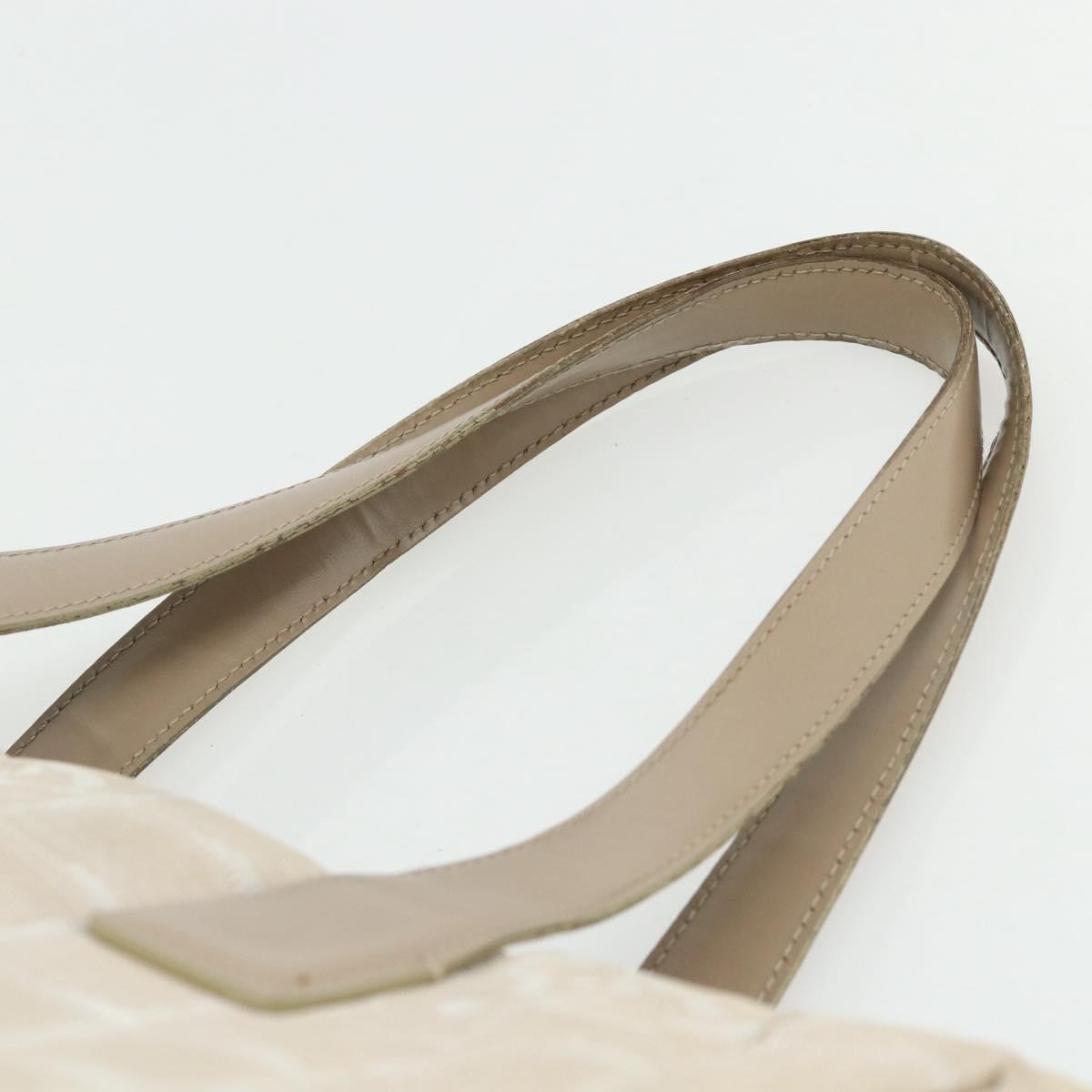 CHANEL New Travel Line Tote Bag Nylon Pink Gold CC Auth BA12073A