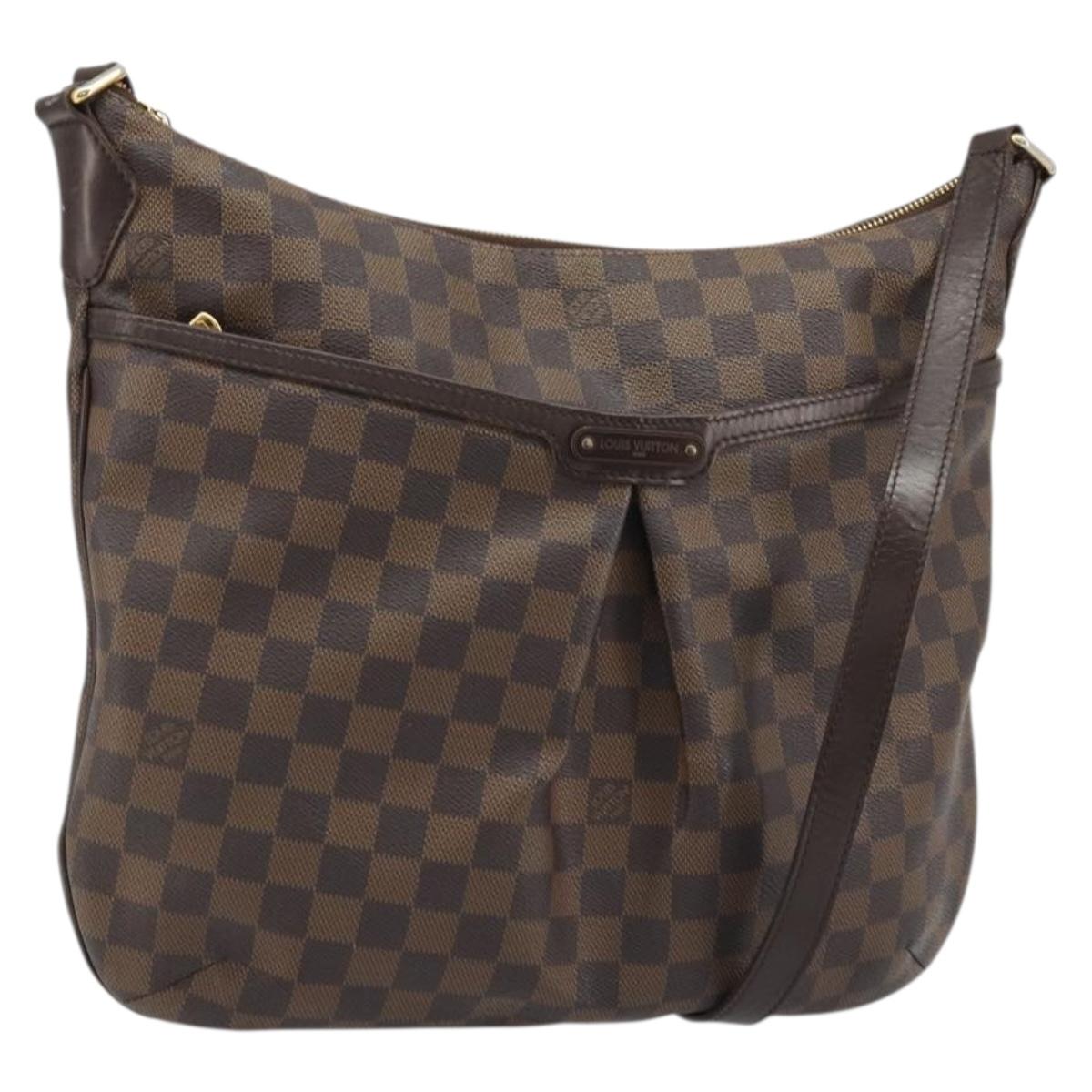LOUIS VUITTON Damier Ebene Bloomsbury GM Shoulder Bag N42250 LV Auth BA12087