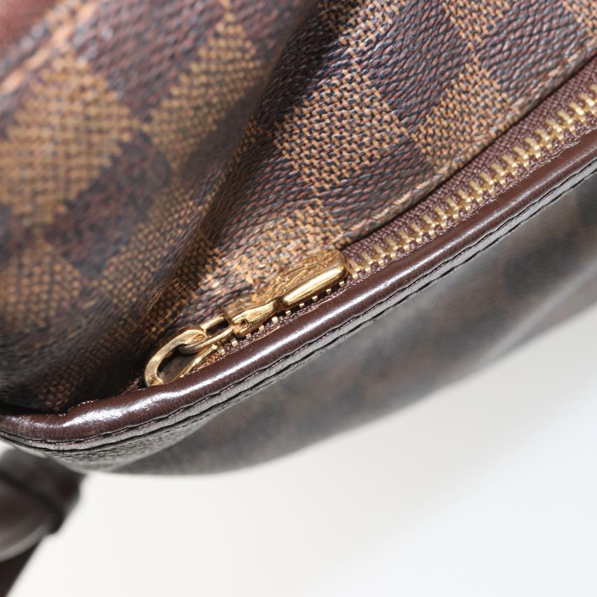 LOUIS VUITTON Damier Ebene Bloomsbury GM Shoulder Bag N42250 LV Auth BA12087