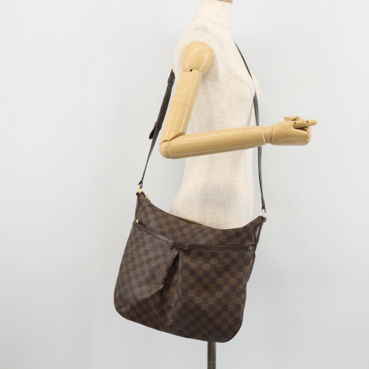 LOUIS VUITTON Damier Ebene Bloomsbury GM Shoulder Bag N42250 LV Auth BA12087