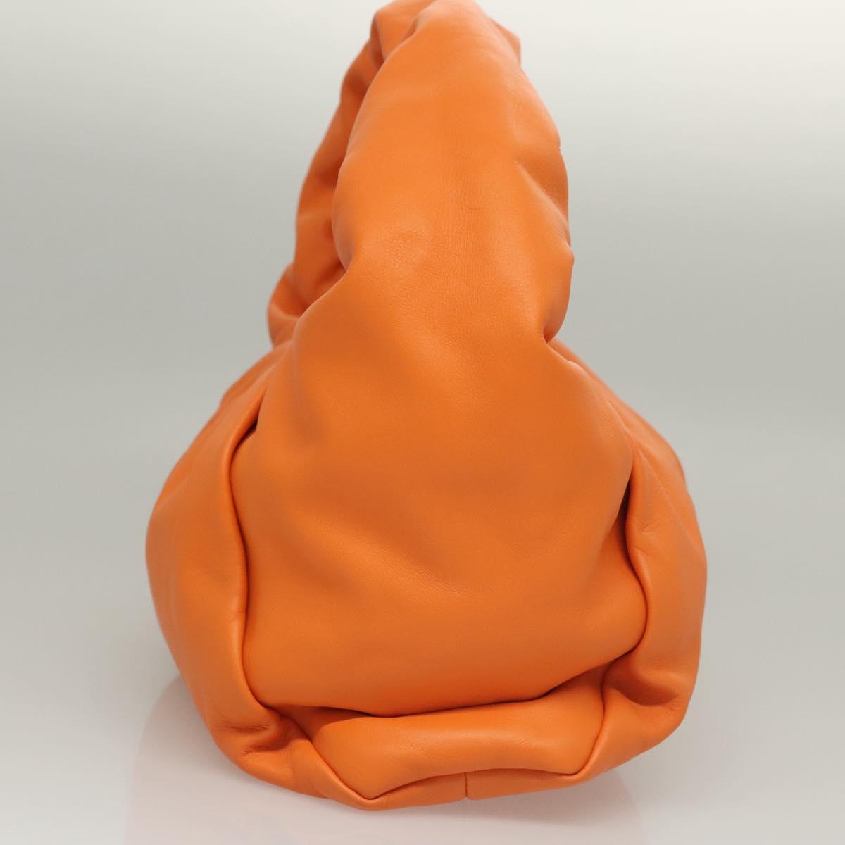 BOTTEGA VENETA Shoulder Bag Leather Orange Auth BA1216AM