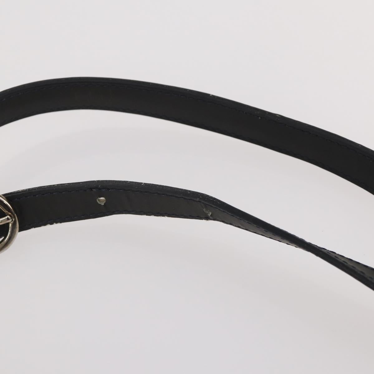 Salvatore Ferragamo Shoulder Bag Canvas Leather 2 Set Black Auth BA12171