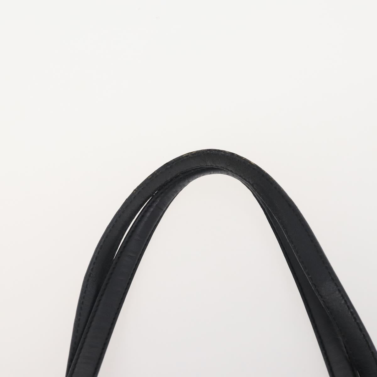 Salvatore Ferragamo Shoulder Bag Canvas Leather 2 Set Black Auth BA12171