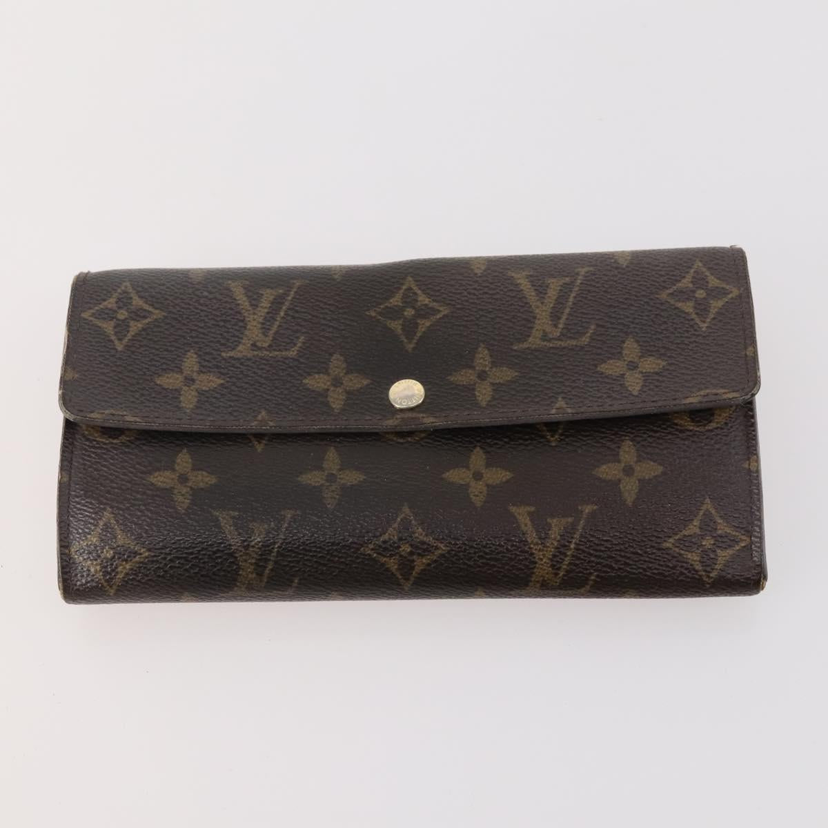 LOUIS VUITTON Monogram Wallet 5 Set LV Auth BA12178