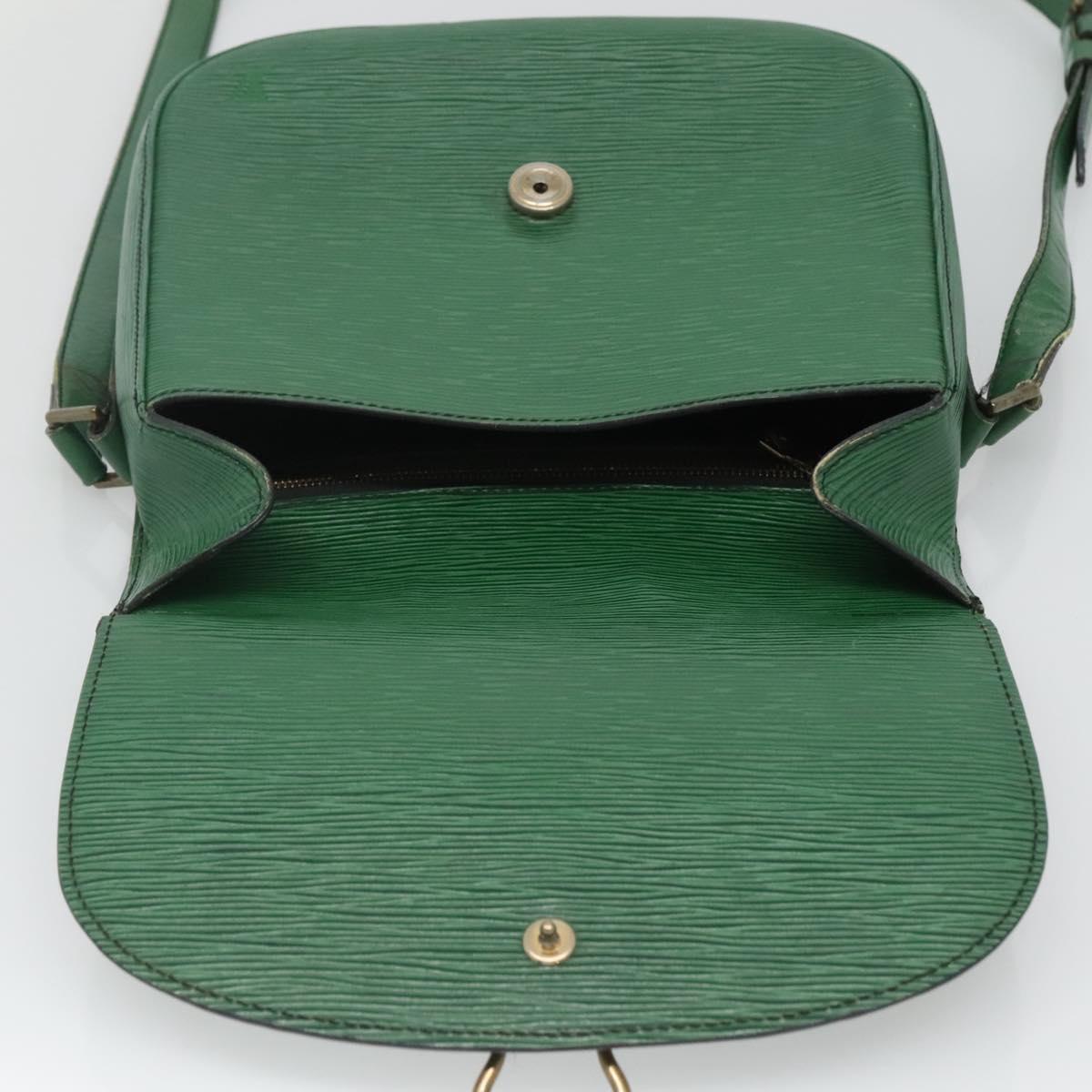 LOUIS VUITTON Epi Saint Cloud GM Shoulder Bag Green M52194 LV Auth BA1218