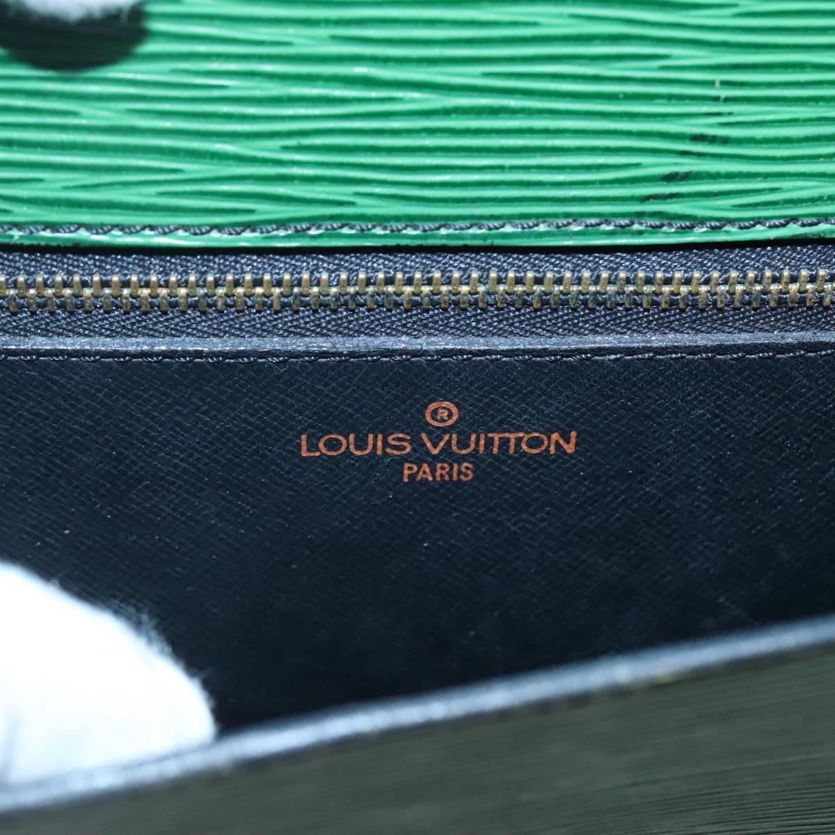 LOUIS VUITTON Epi Saint Cloud GM Shoulder Bag Green M52194 LV Auth BA1218
