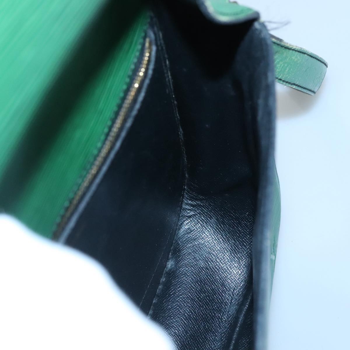 LOUIS VUITTON Epi Saint Cloud GM Shoulder Bag Green M52194 LV Auth BA1218
