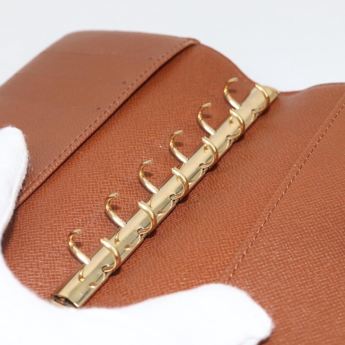 LOUIS VUITTON Monogram Agenda PM Day Planner Cover R20005 LV Auth BA12184A
