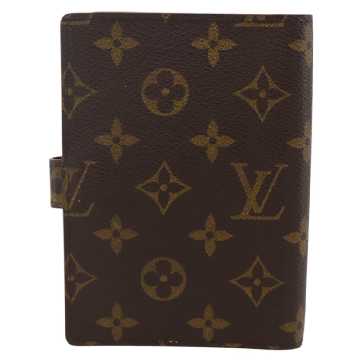 LOUIS VUITTON Monogram Agenda PM Day Planner Cover R20005 LV Auth BA12184A