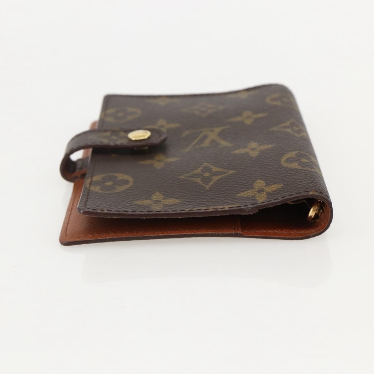 LOUIS VUITTON Monogram Agenda PM Day Planner Cover R20005 LV Auth BA12184A