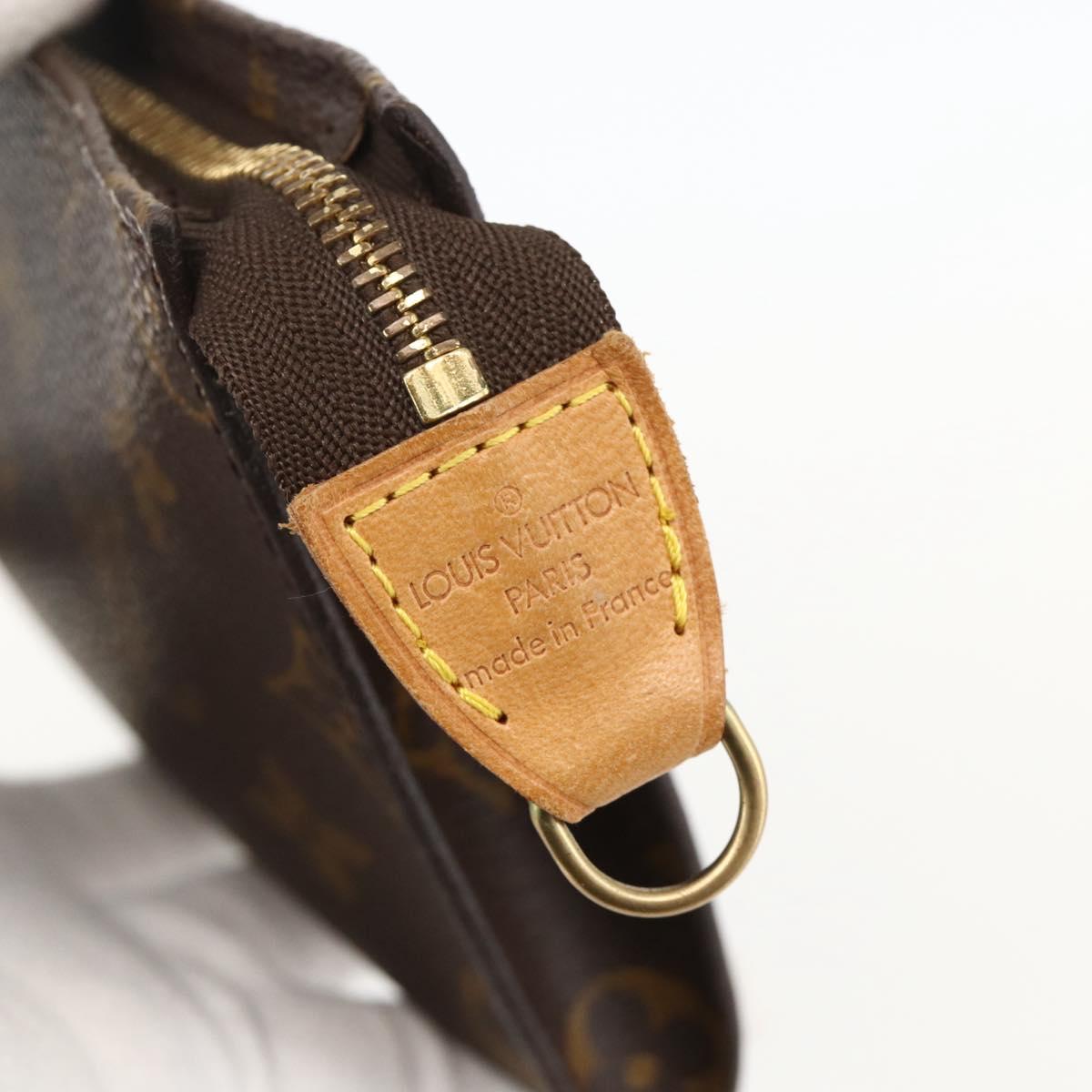 LOUIS VUITTON Monogram Bucket PM Accessory Pouch LV Auth BA12185