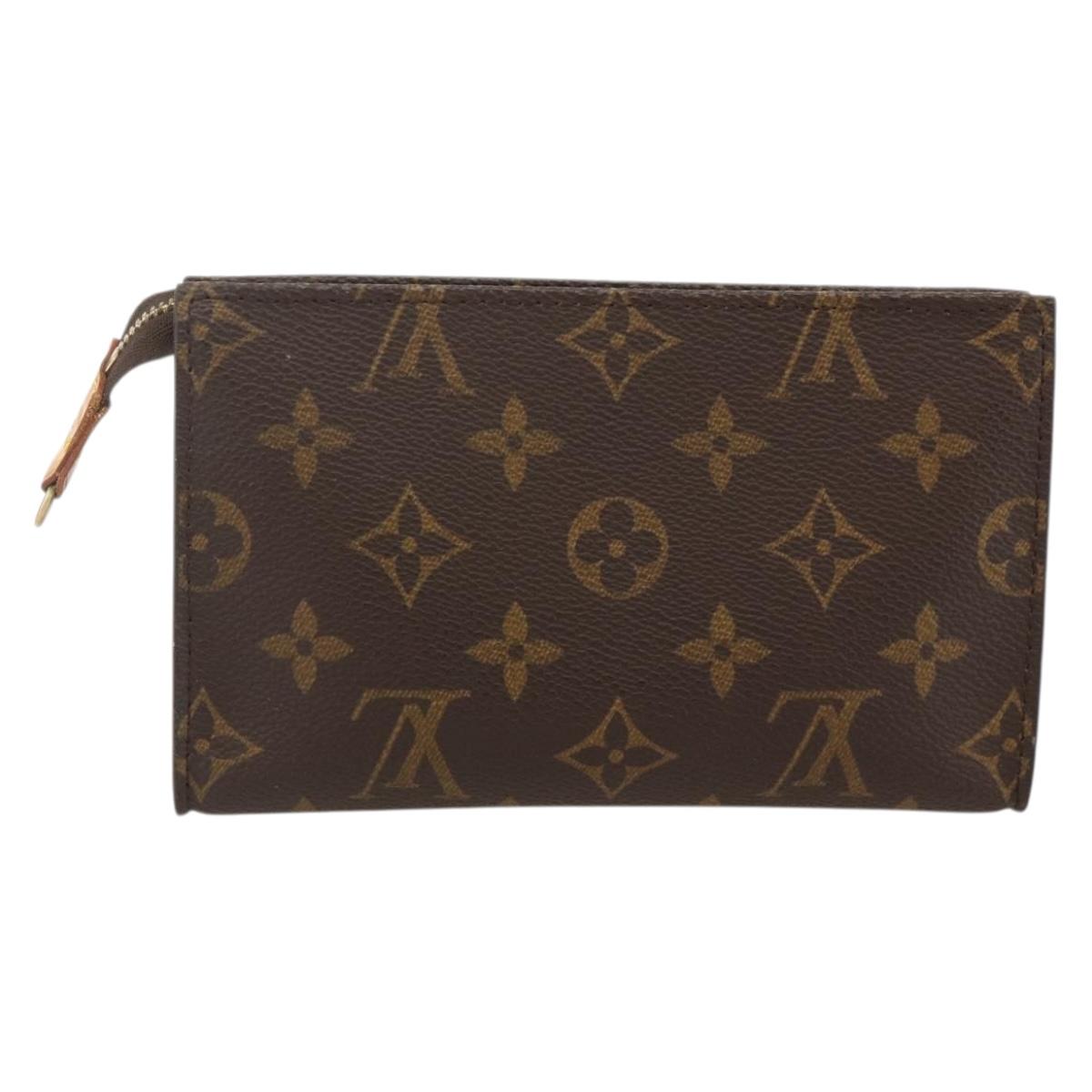 LOUIS VUITTON Monogram Bucket PM Accessory Pouch LV Auth BA12185