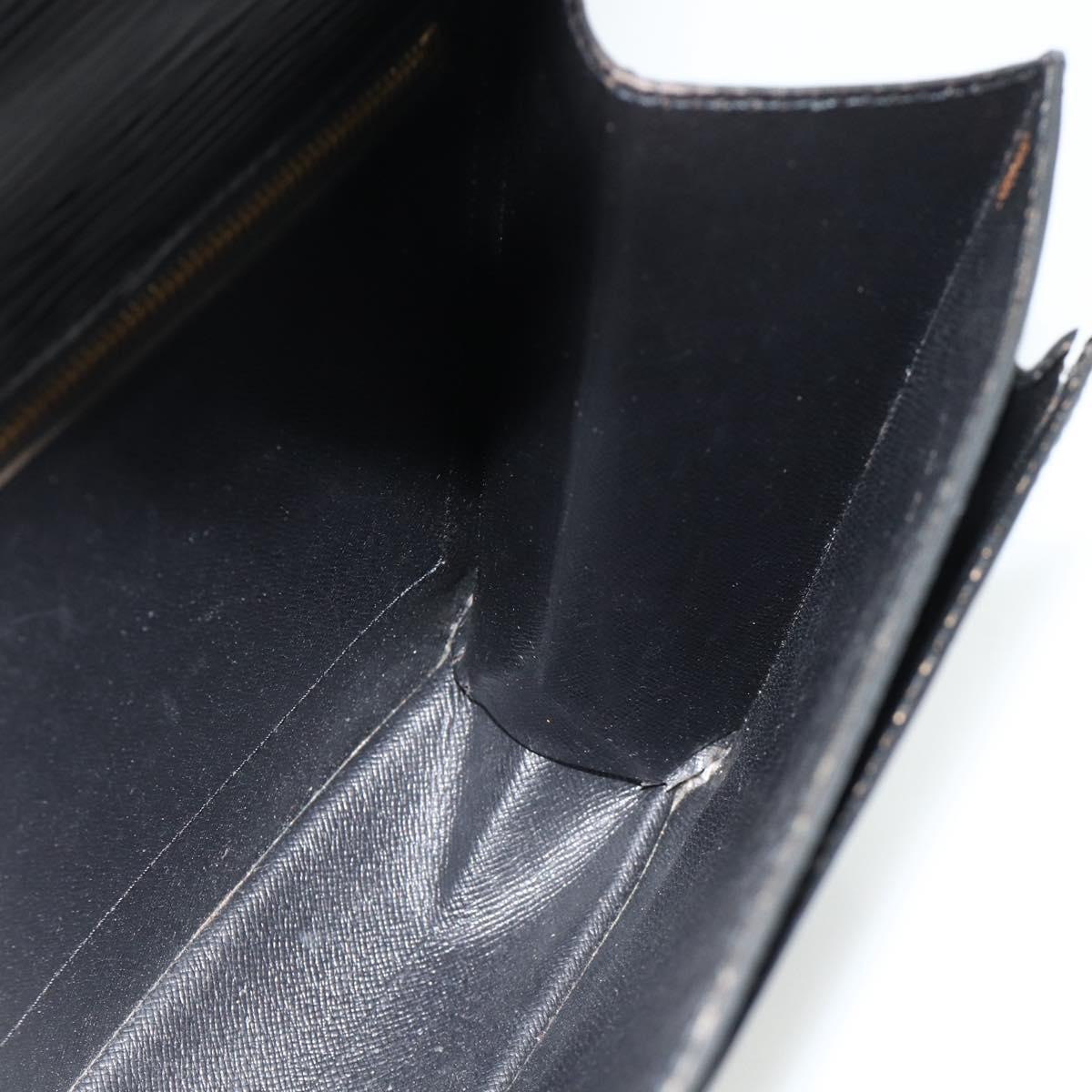 LOUIS VUITTON Epi Monceau 28 Hand Bag Black M52122 LV Auth BA12216