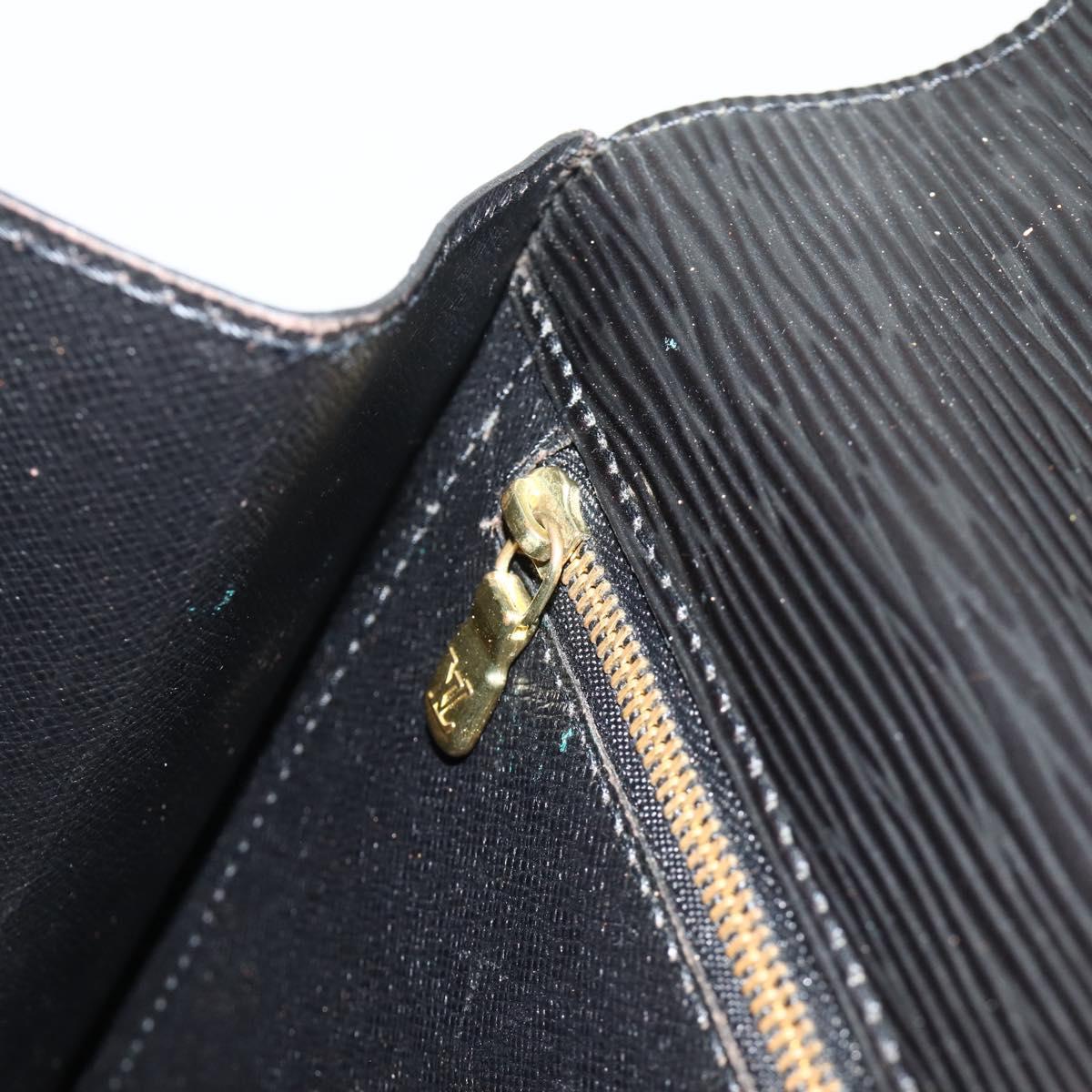 LOUIS VUITTON Epi Monceau 28 Hand Bag Black M52122 LV Auth BA12216