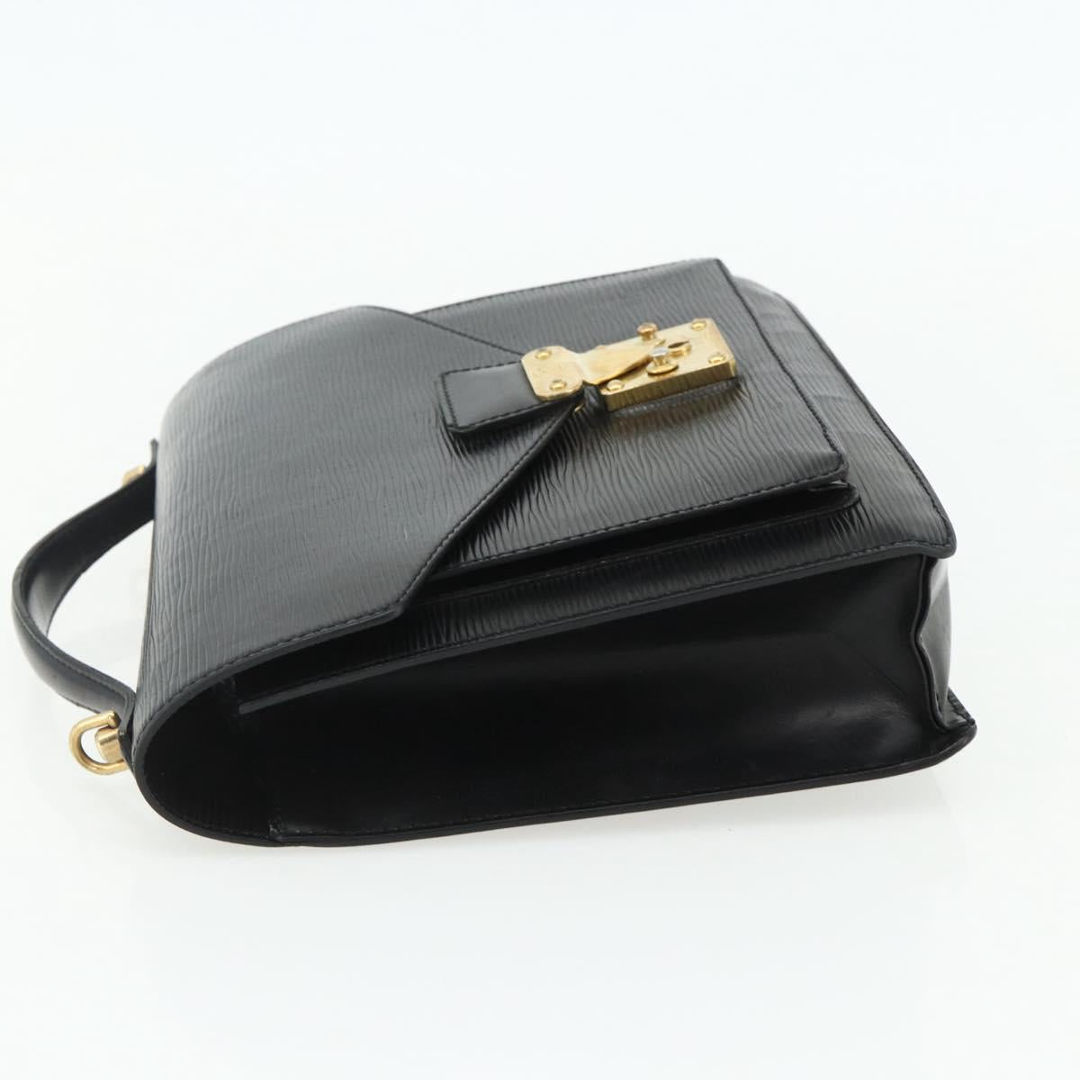 LOUIS VUITTON Epi Monceau 28 Hand Bag Black M52122 LV Auth BA12216