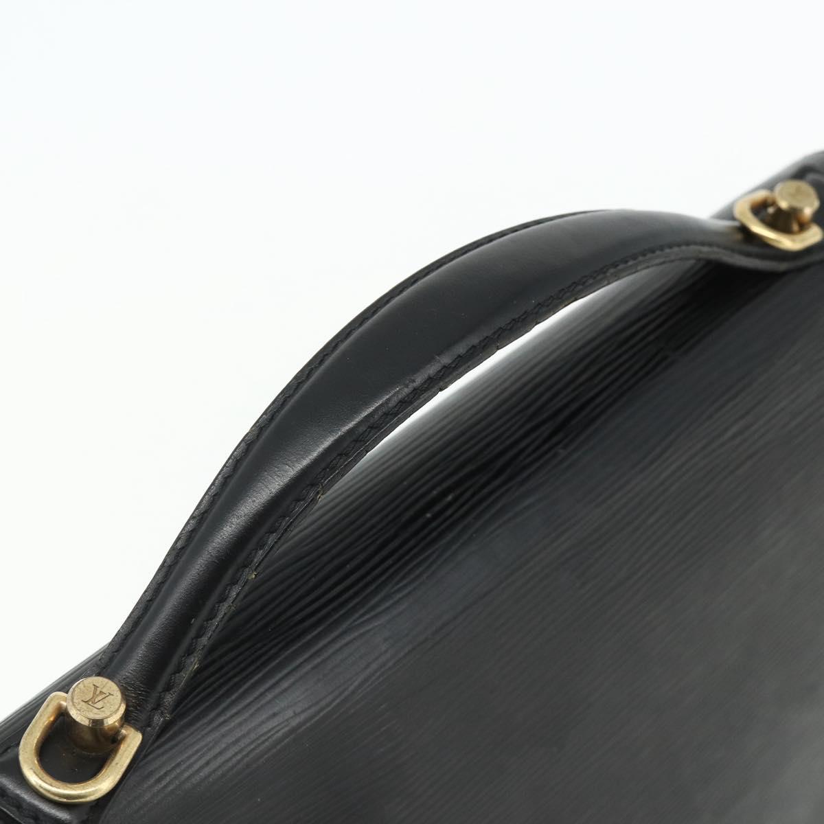 LOUIS VUITTON Epi Monceau 28 Hand Bag Black M52122 LV Auth BA12216
