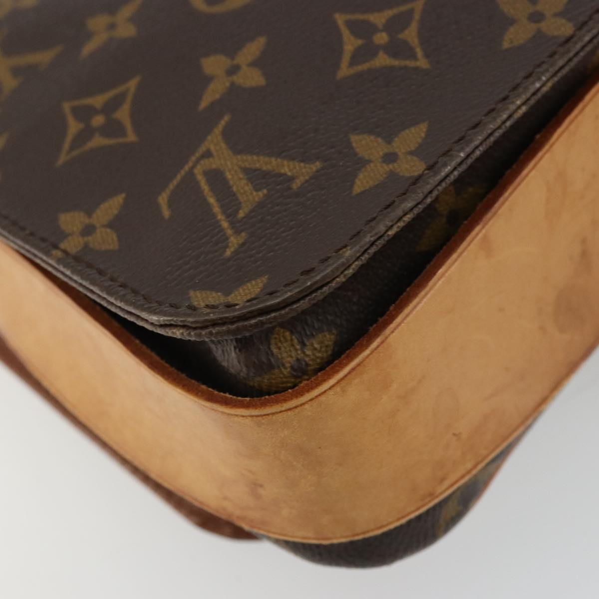 LOUIS VUITTON Monogram Cartouchiere MM Shoulder Bag M51253 LV Auth BA12218