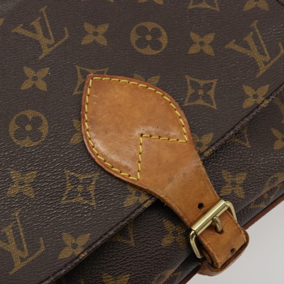 LOUIS VUITTON Monogram Cartouchiere MM Shoulder Bag M51253 LV Auth BA12218