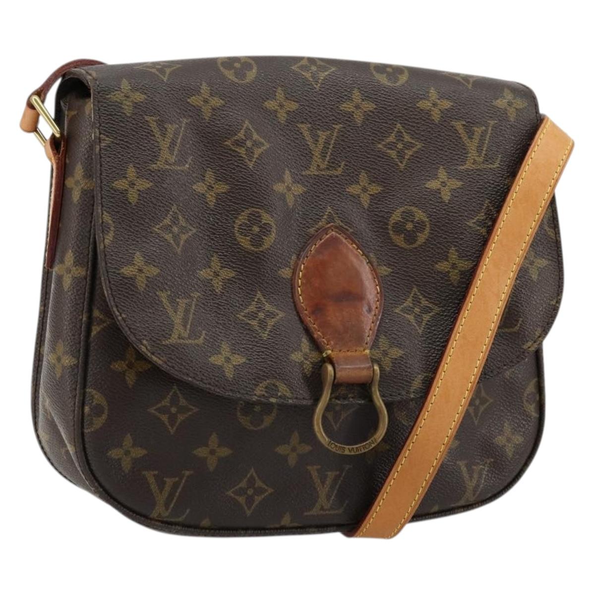 LOUIS VUITTON Monogram Saint Cloud GM Shoulder Bag M51242 LV Auth BA12220
