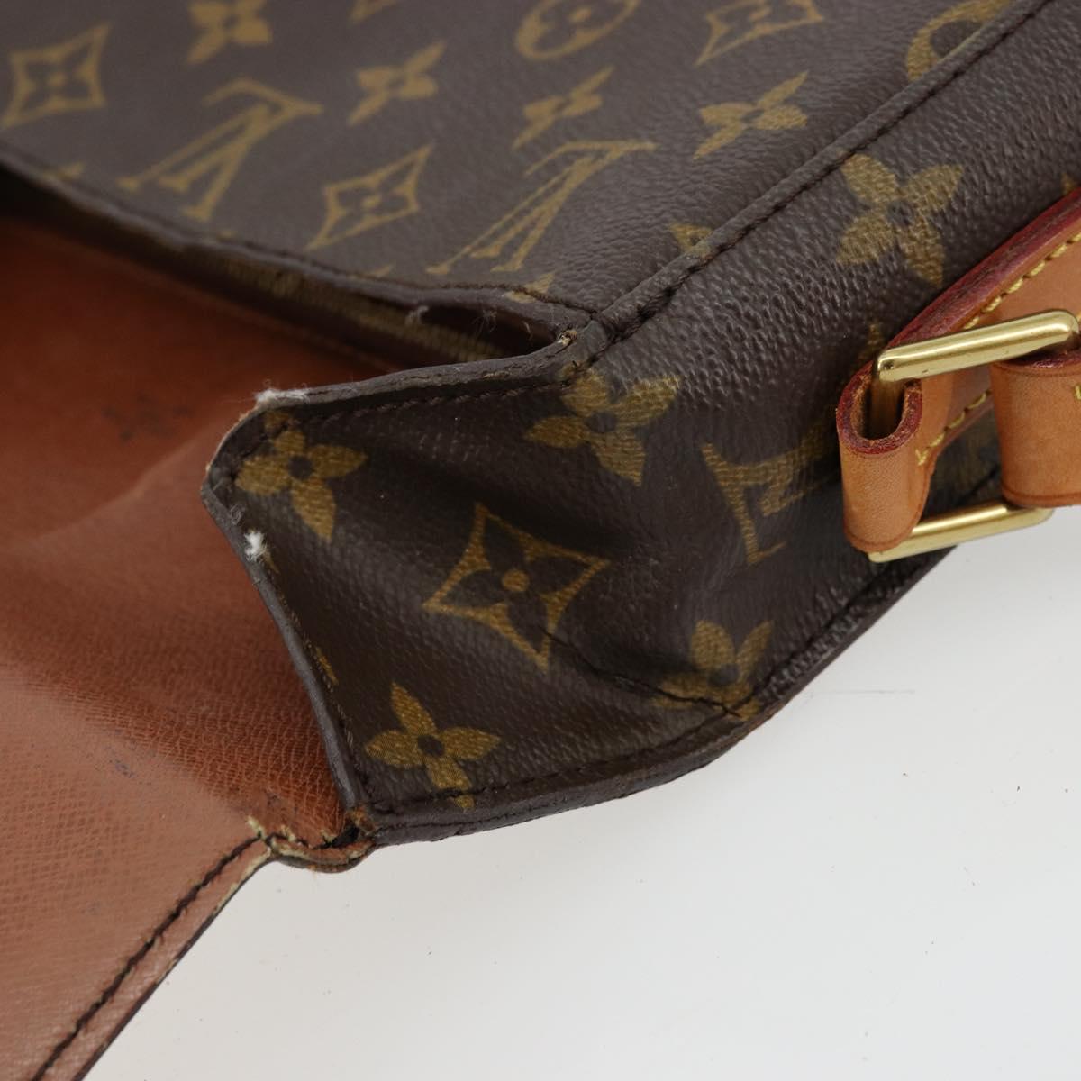 LOUIS VUITTON Monogram Saint Cloud GM Shoulder Bag M51242 LV Auth BA12220