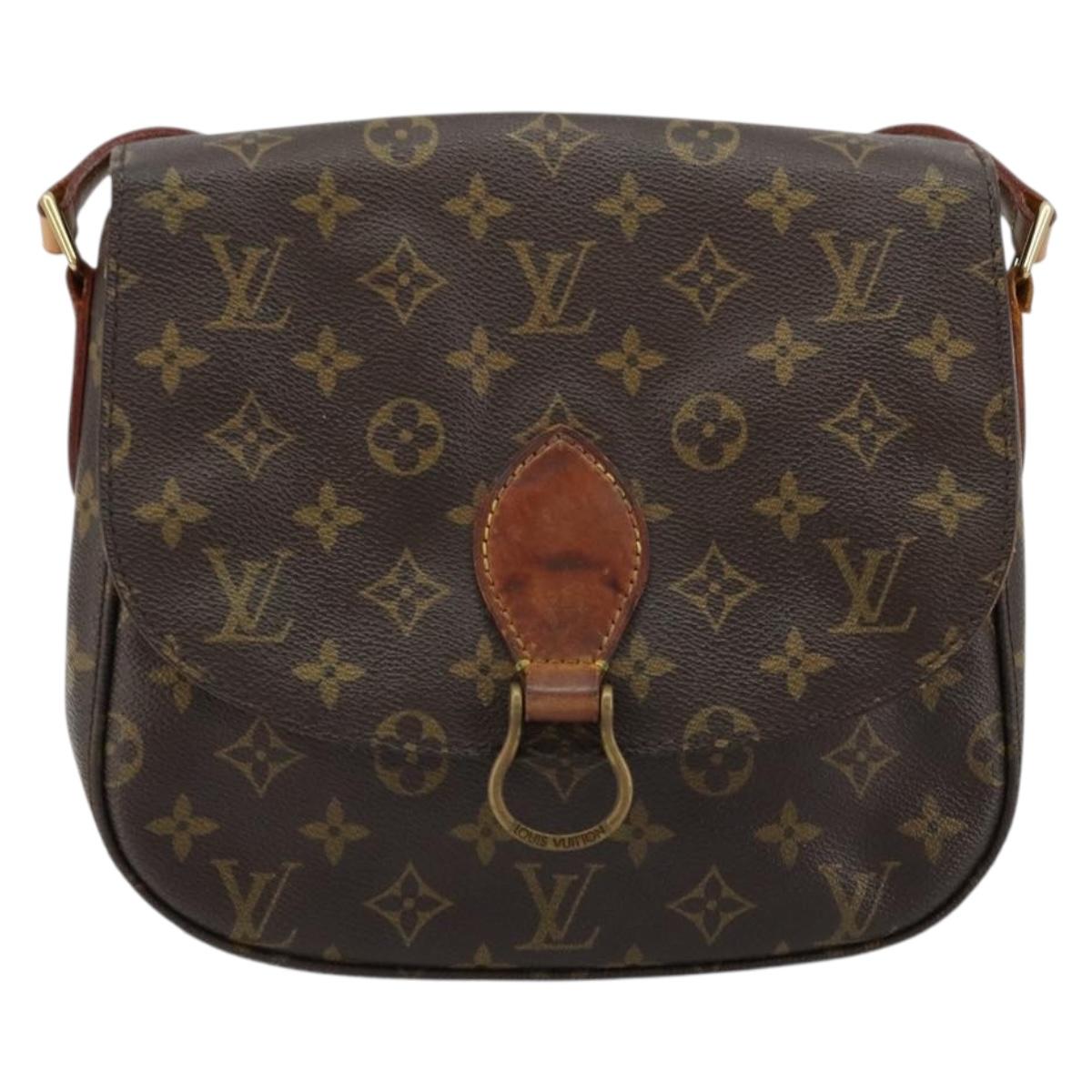 LOUIS VUITTON Monogram Saint Cloud GM Shoulder Bag M51242 LV Auth BA12220