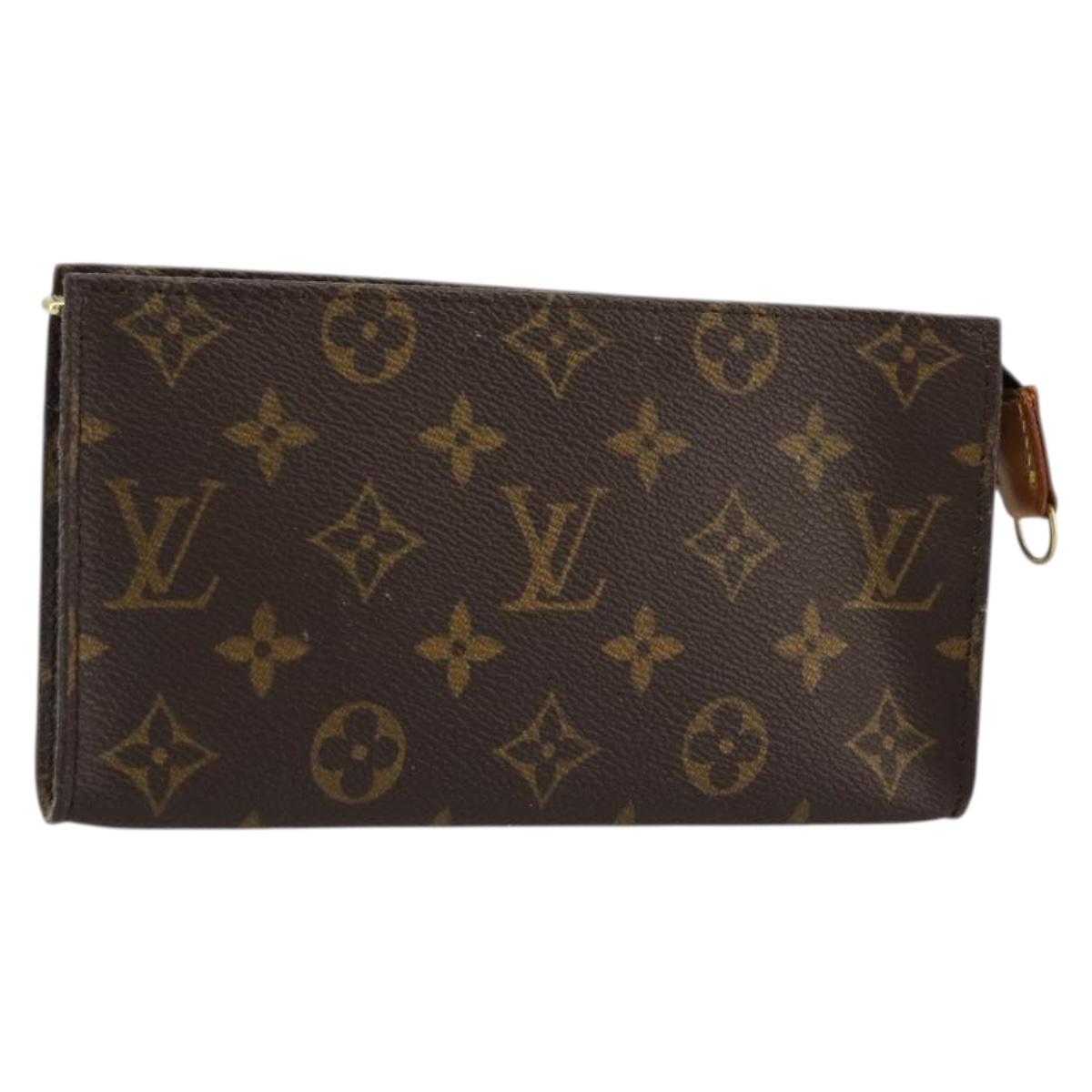 LOUIS VUITTON Monogram Bucket GM Accessory Pouch LV Auth BA12224