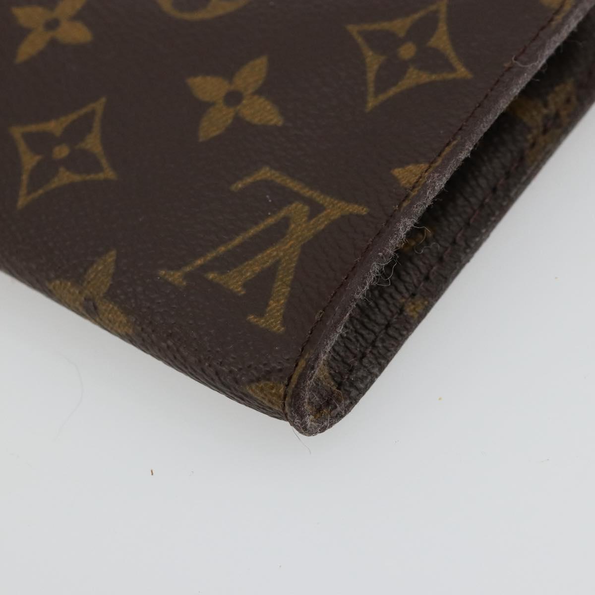 LOUIS VUITTON Monogram Bucket GM Accessory Pouch LV Auth BA12224