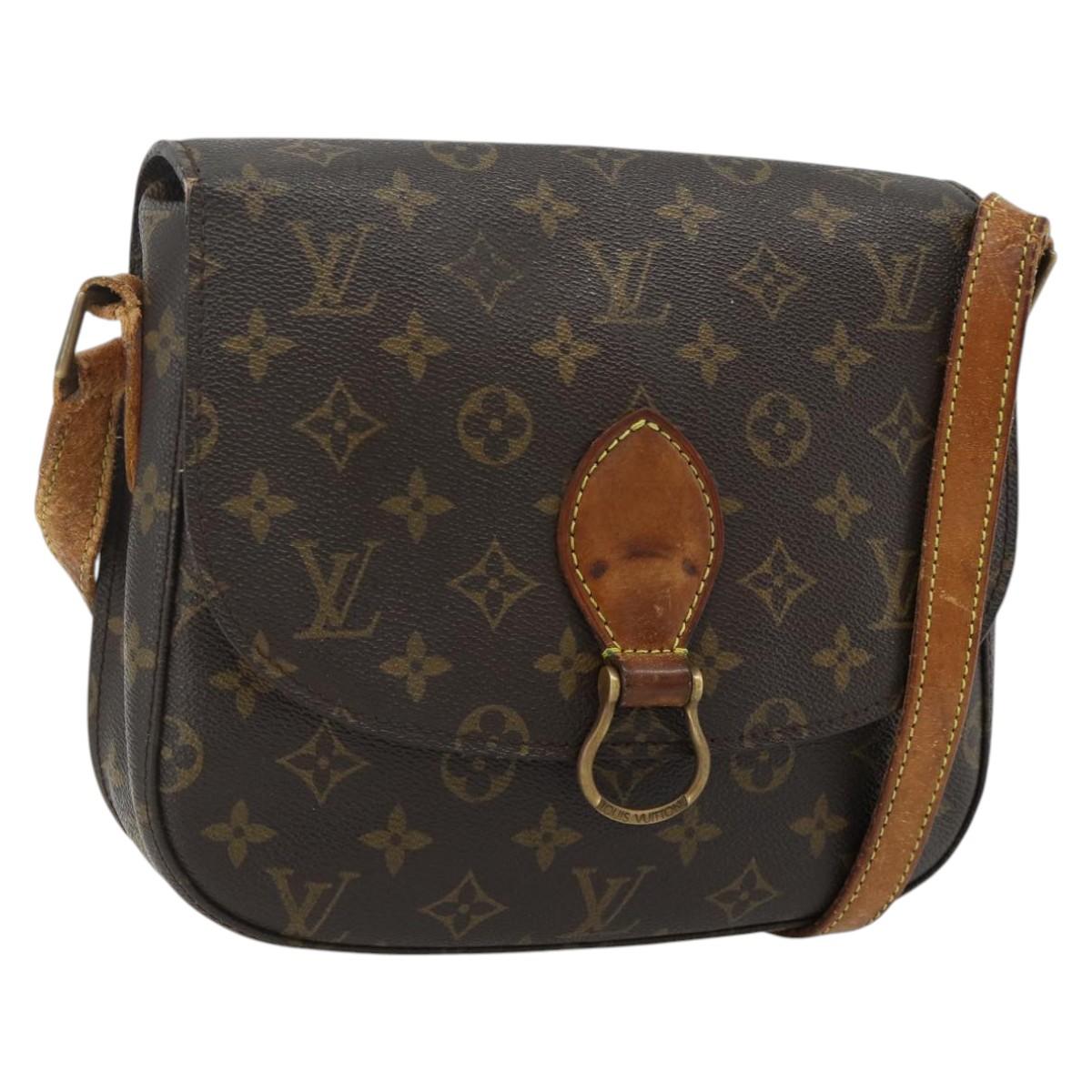 LOUIS VUITTON Monogram Saint Cloud GM Shoulder Bag M51242 LV Auth BA12226