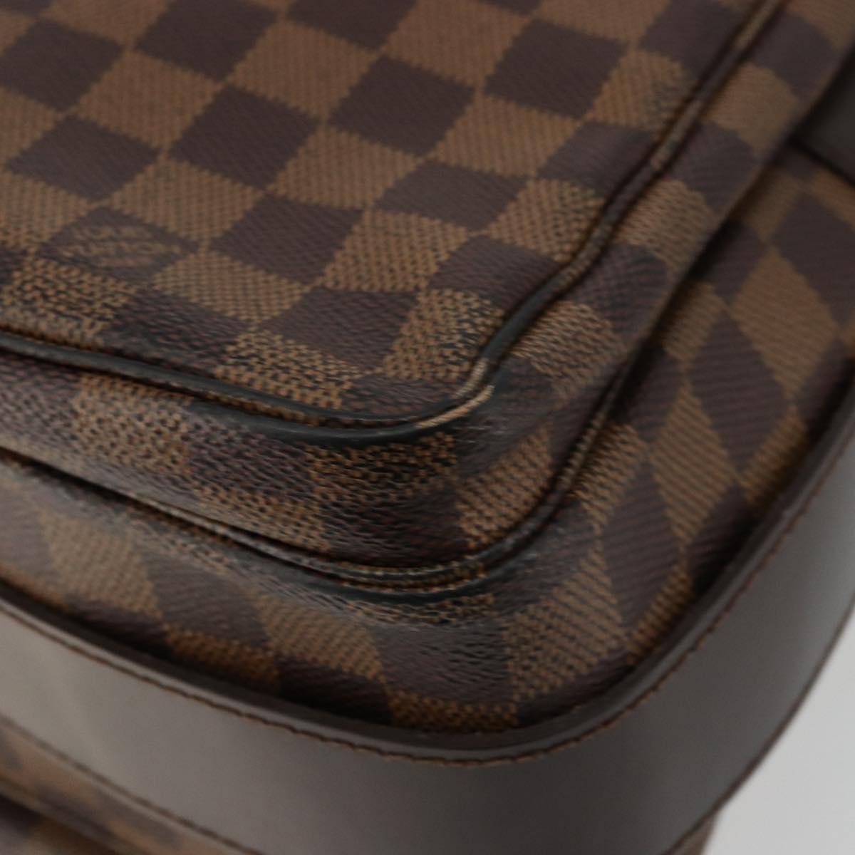 LOUIS VUITTON Damier Ebene Naviglio Shoulder Bag N45255 LV Auth BA12240