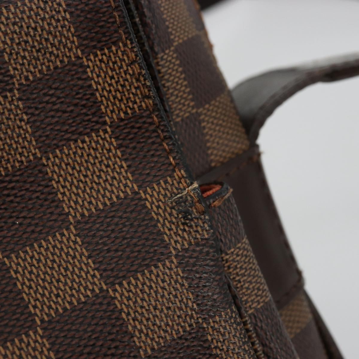 LOUIS VUITTON Damier Ebene Naviglio Shoulder Bag N45255 LV Auth BA12240