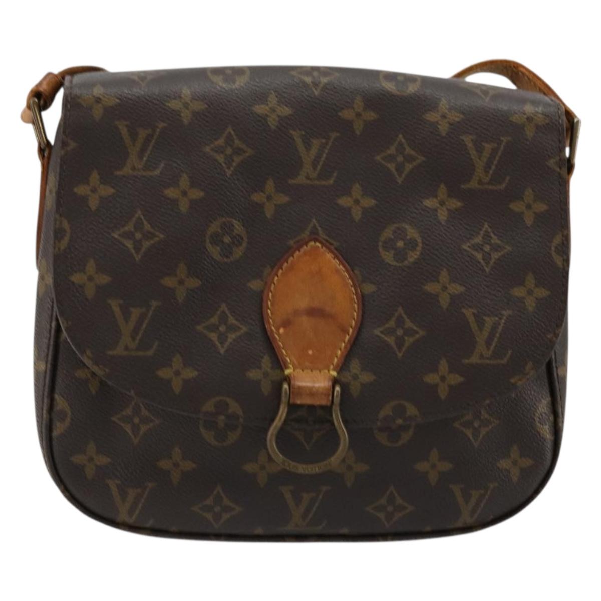 LOUIS VUITTON Monogram Saint Cloud GM Shoulder Bag M51242 LV Auth BA12247