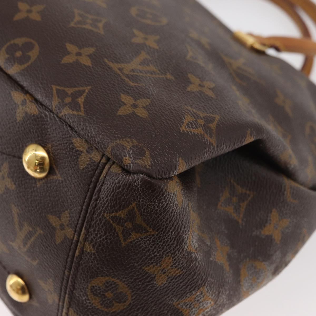 LOUIS VUITTON Monogram Pallas MM Hand Bag 2way Red M41175 LV Auth BA12249A