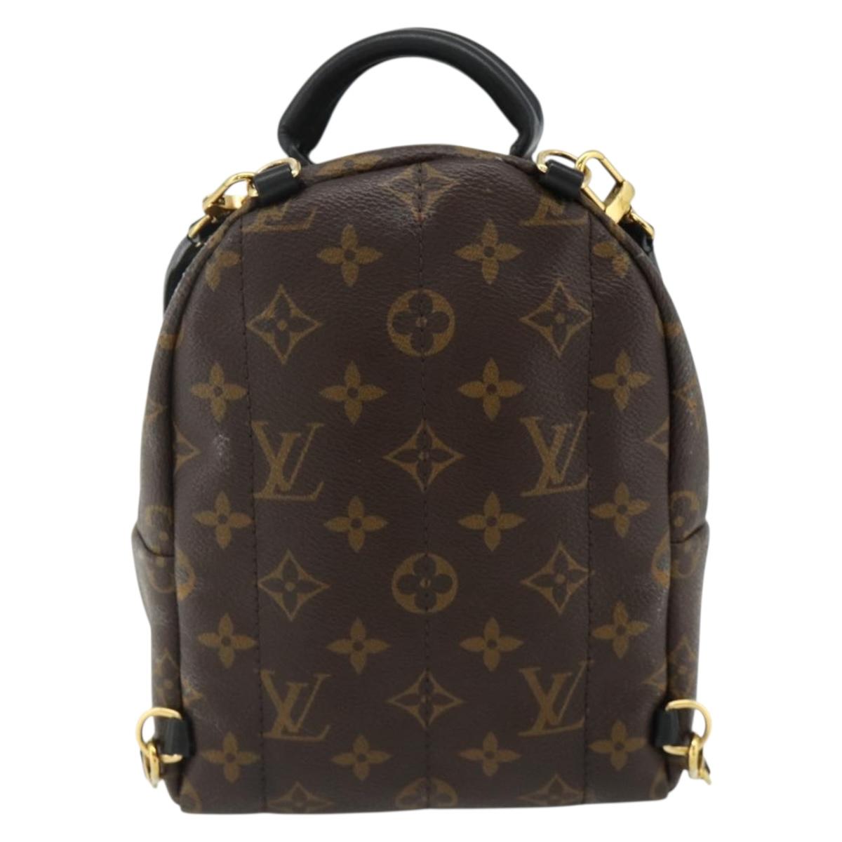 LOUIS VUITTON Monogram Palm Springs MINI Backpack M44873 LV Auth BA12251A