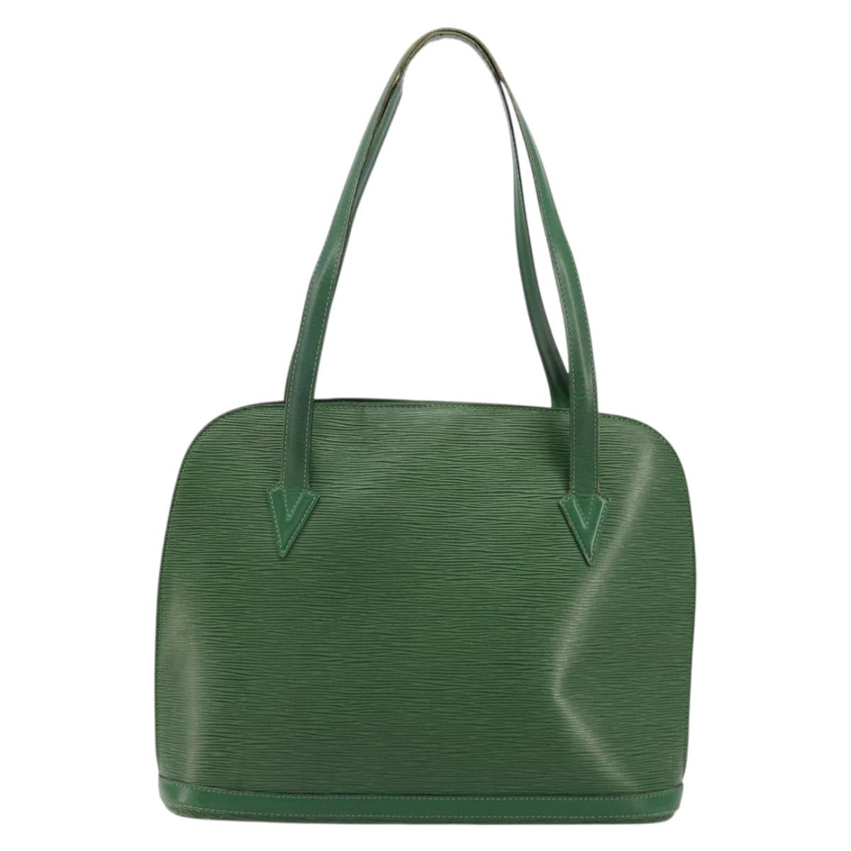 LOUIS VUITTON Epi Lussac Shoulder Bag Green M52284 LV Auth BA12273