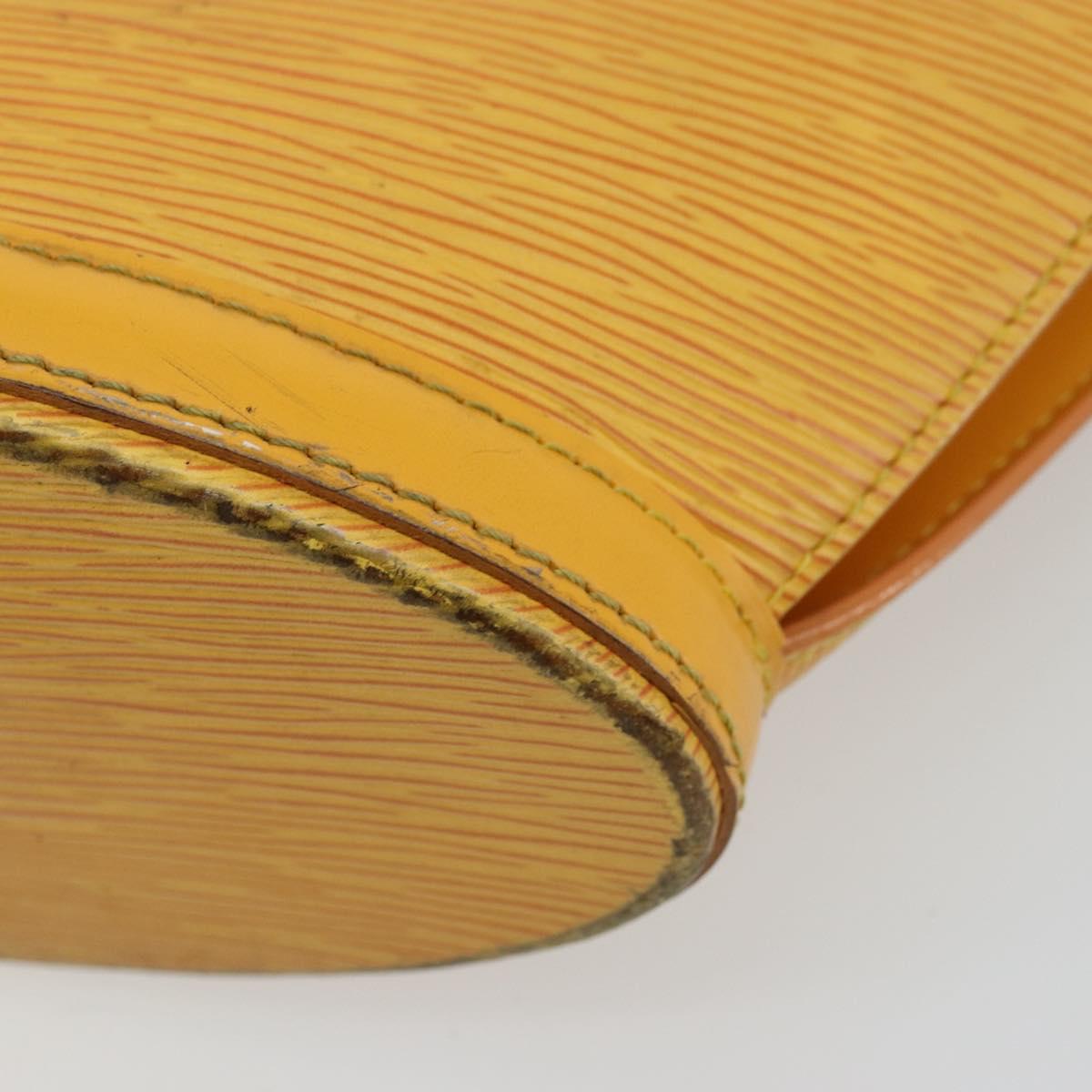 LOUIS VUITTON Epi Saint Jacques Hand Bag Yellow M52279 LV Auth BA12274