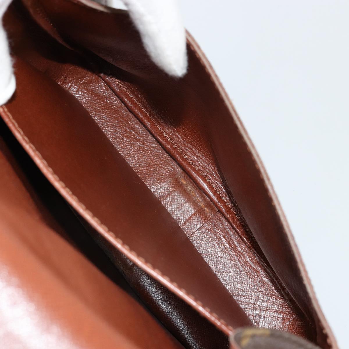 LOUIS VUITTON Monogram Cartouchiere MM Shoulder Bag M51253 LV Auth BA12277