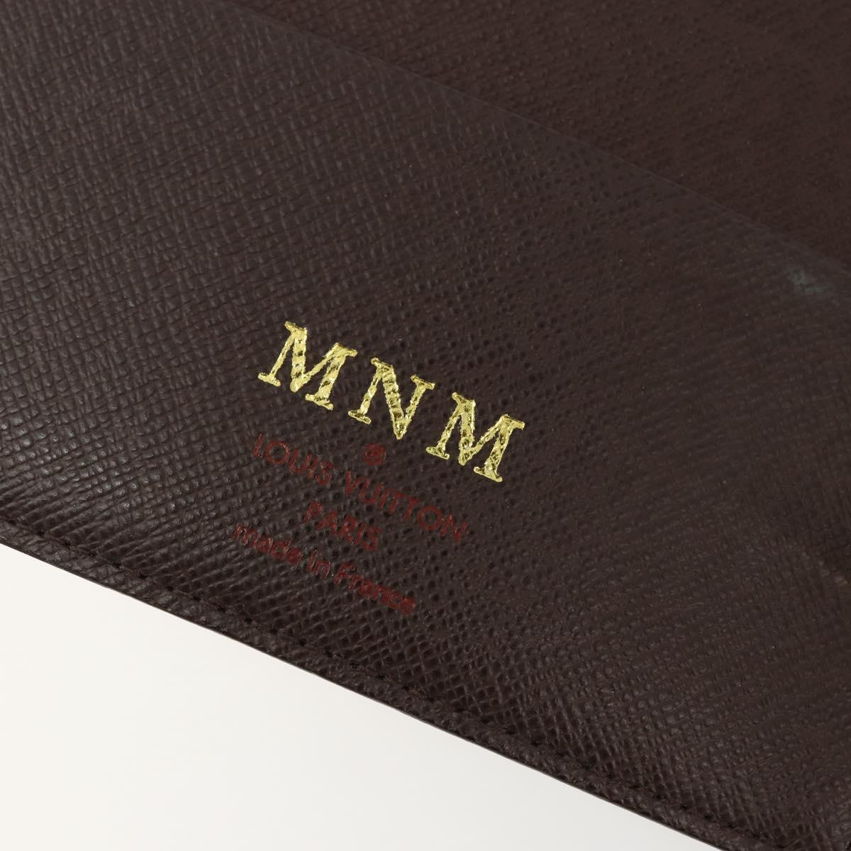 LOUIS VUITTON Damier Graphite Agenda MM Day Planner Cover R20242 LV Auth BA12280