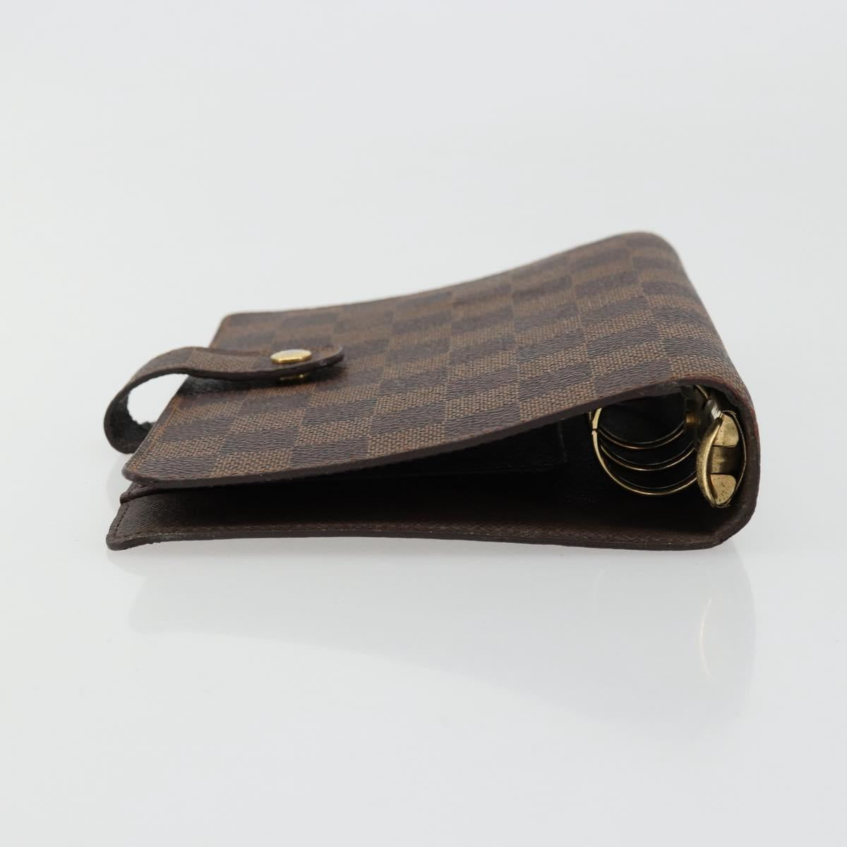 LOUIS VUITTON Damier Graphite Agenda MM Day Planner Cover R20242 LV Auth BA12280