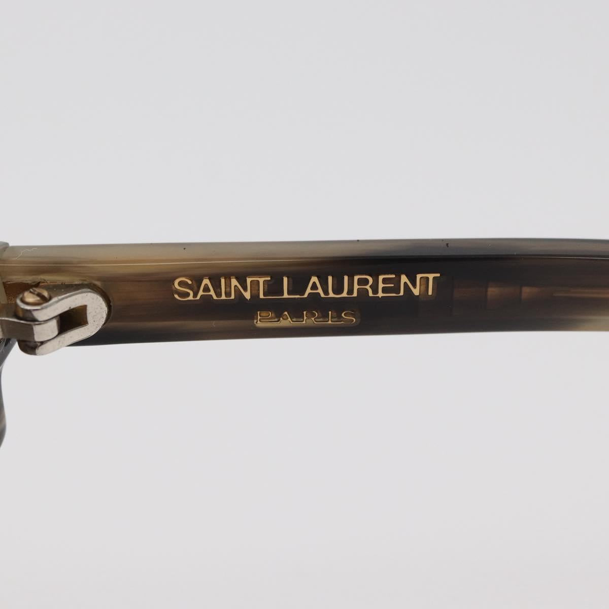SAINT LAURENT Sunglasses plastic Beige SL5 Auth BA12284