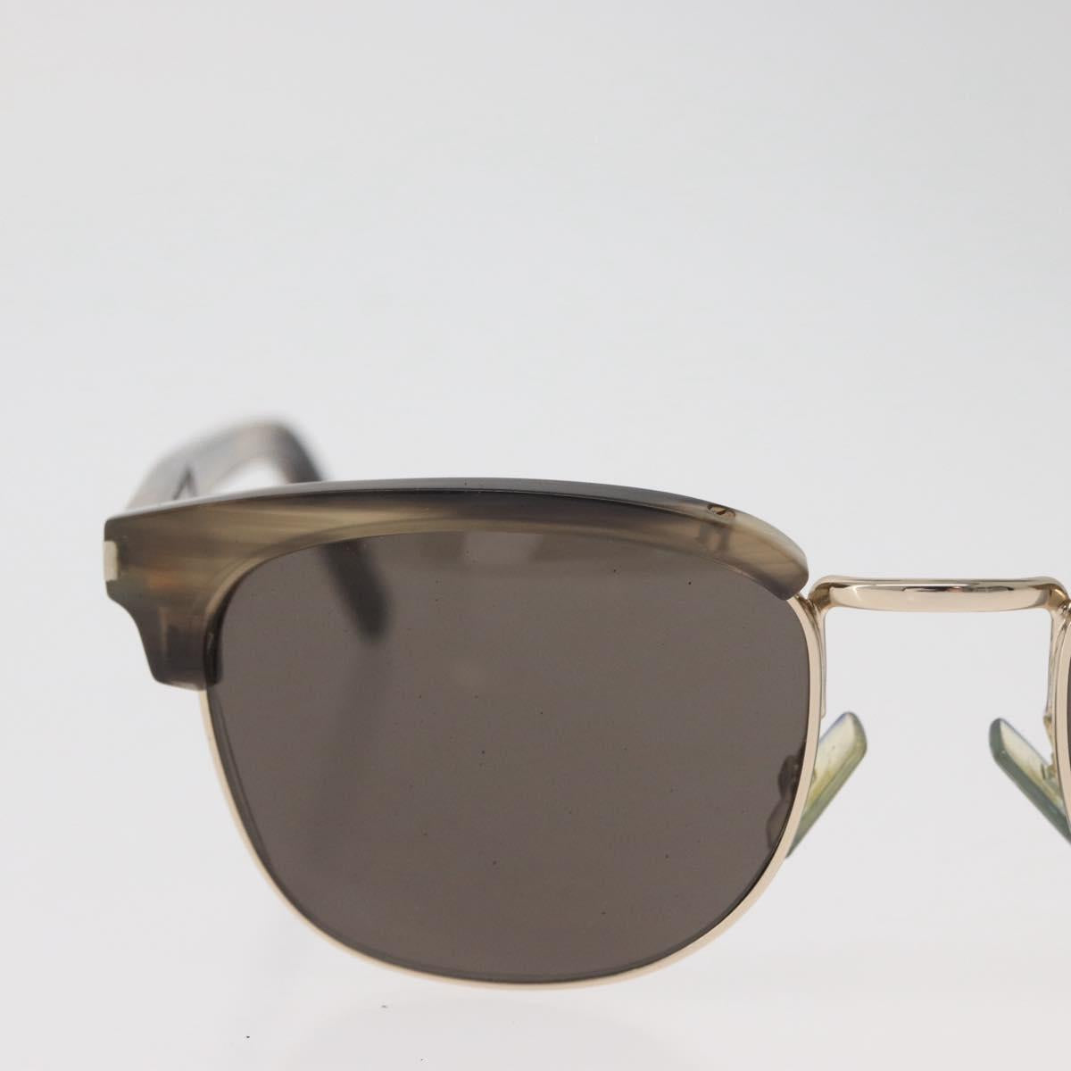 SAINT LAURENT Sunglasses plastic Beige SL5 Auth BA12284