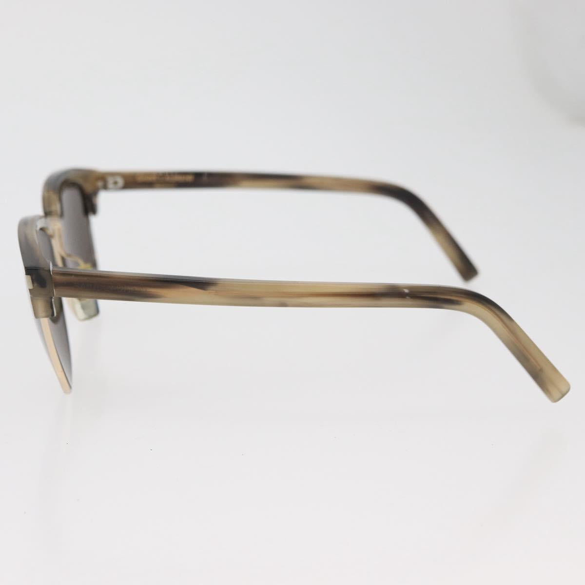 SAINT LAURENT Sunglasses plastic Beige SL5 Auth BA12284