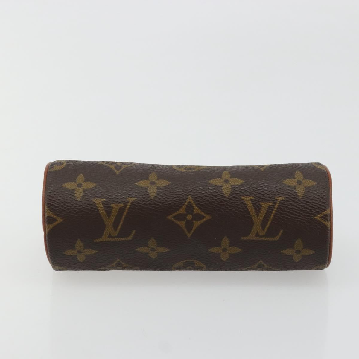 LOUIS VUITTON Monogram Papillon Pouch LV Auth BA12309