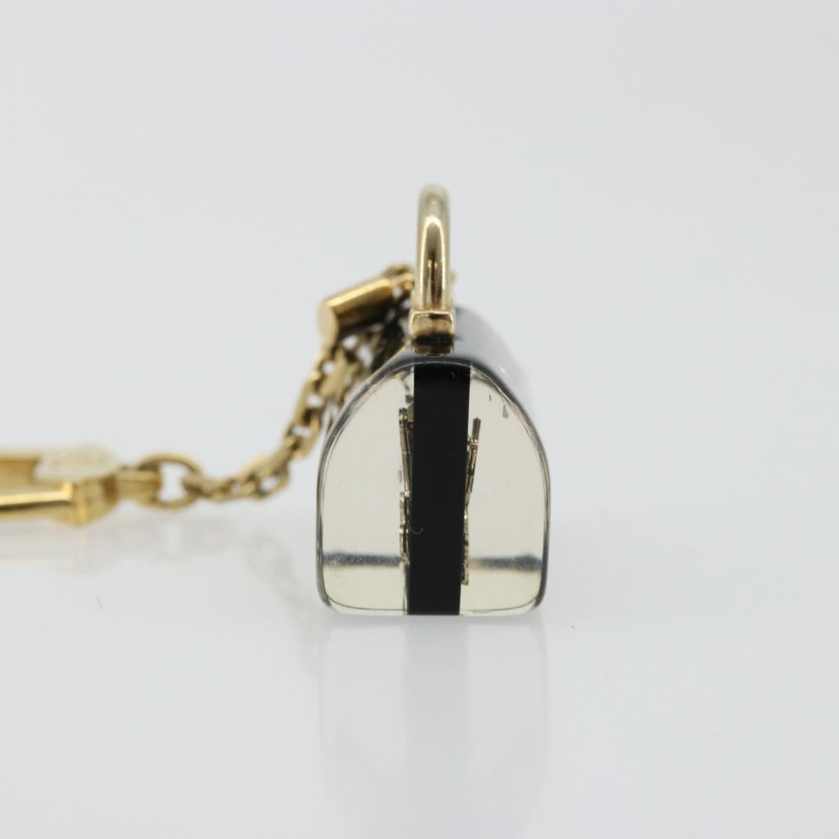 LOUIS VUITTON Speedy Porte Cles Unclusion Key Holder Black M65444 Auth BA12314