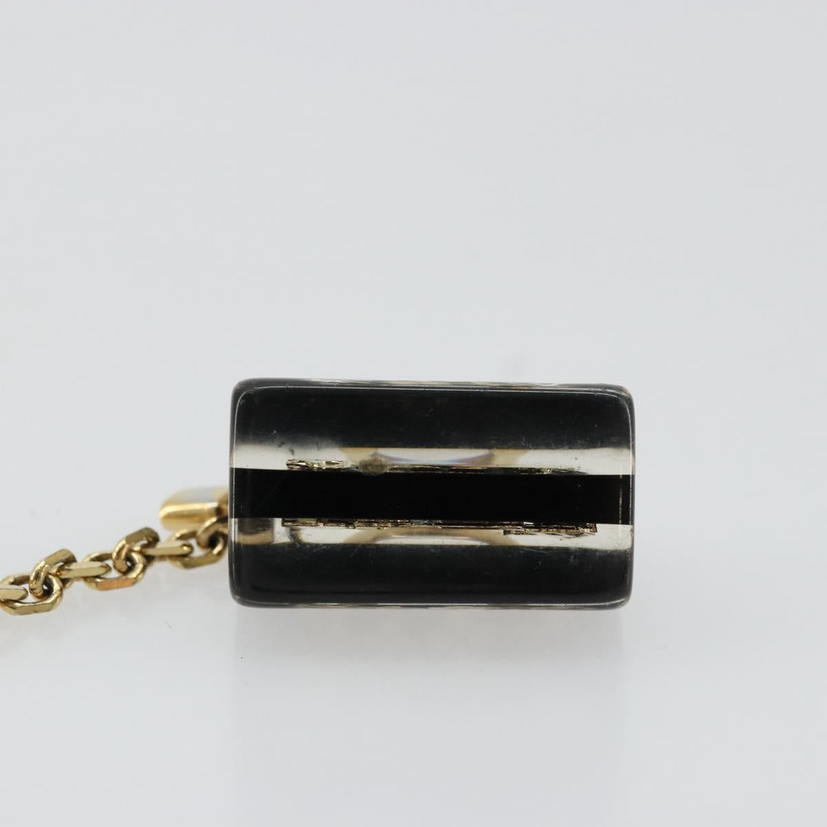 LOUIS VUITTON Speedy Porte Cles Unclusion Key Holder Black M65444 Auth BA12314