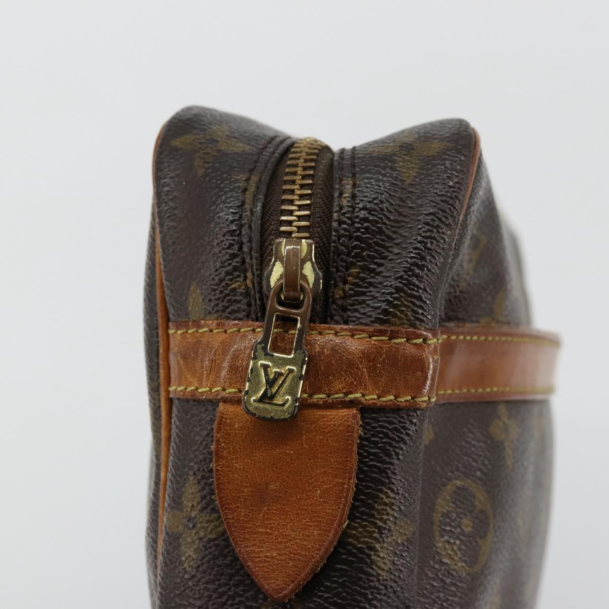 LOUIS VUITTON Monogram Compiegne 28 Clutch Bag M51845 LV Auth BA12316