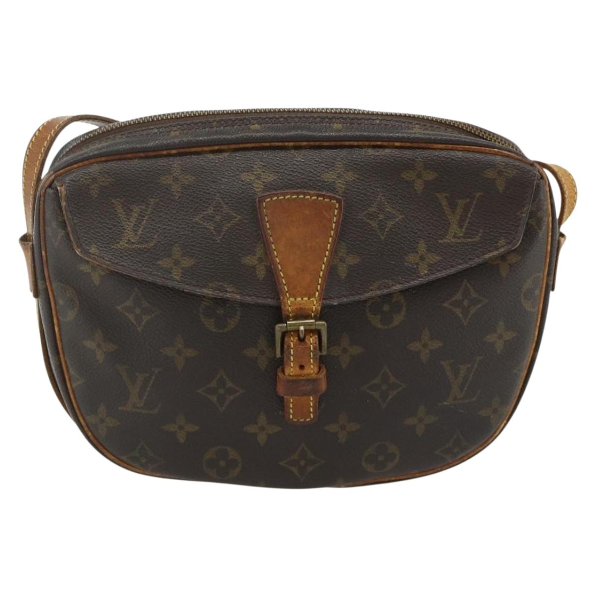 LOUIS VUITTON Monogram Jeune Fille MM Shoulder Bag M51226 LV Auth BA12321