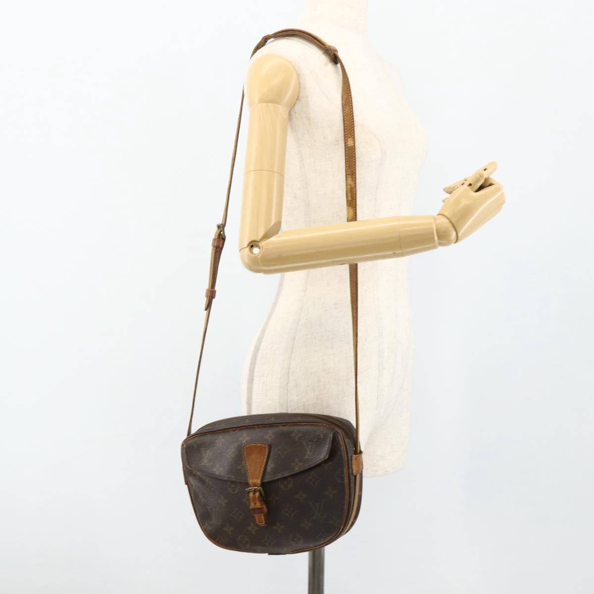 LOUIS VUITTON Monogram Jeune Fille MM Shoulder Bag M51226 LV Auth BA12321