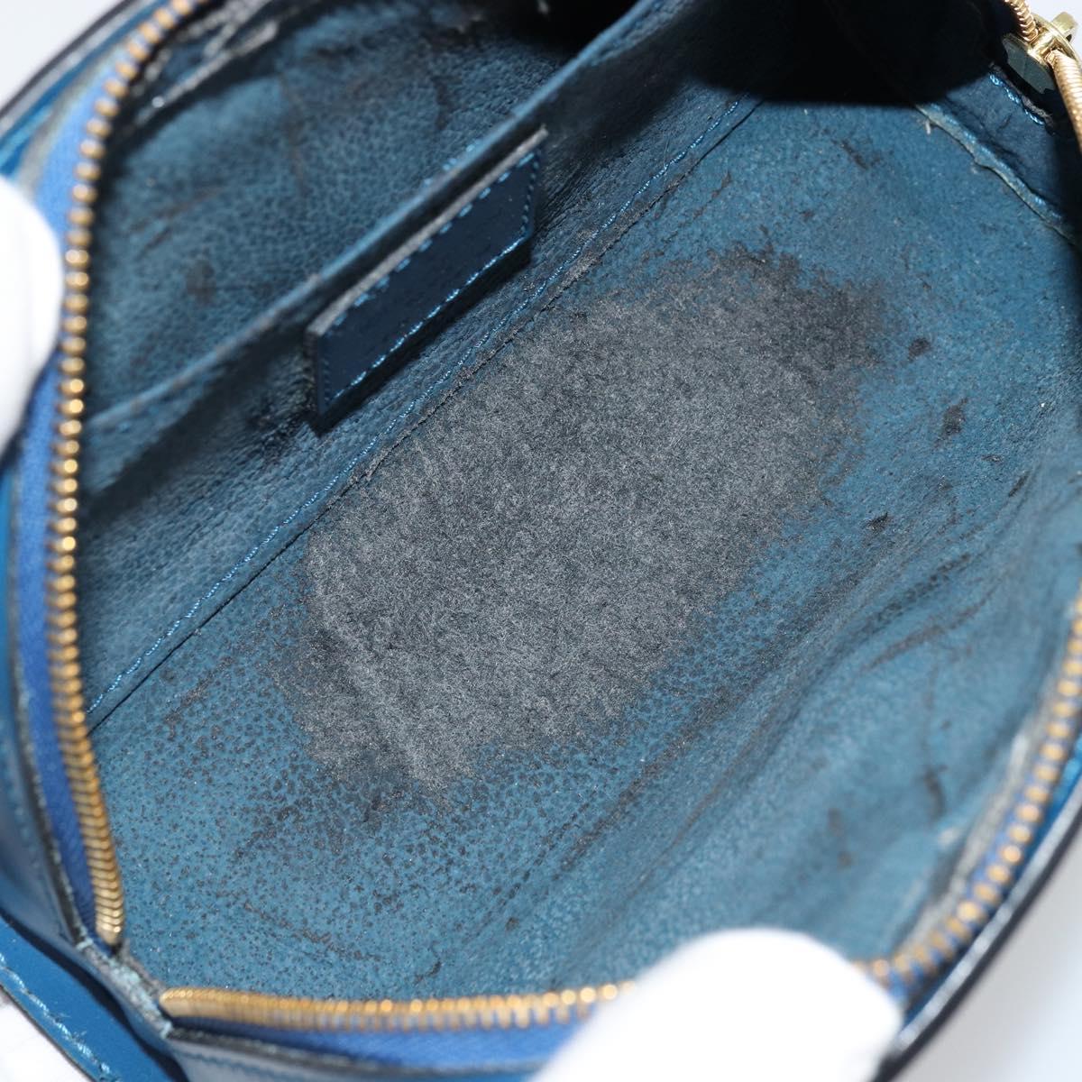 LOUIS VUITTON Epi Dauphine PM Pouch Blue M48445 LV Auth BA12330