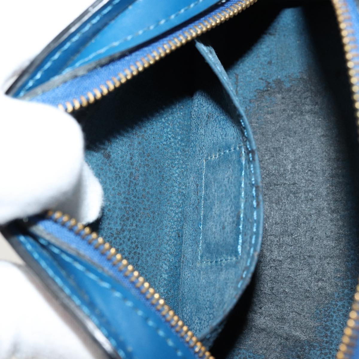 LOUIS VUITTON Epi Dauphine PM Pouch Blue M48445 LV Auth BA12330